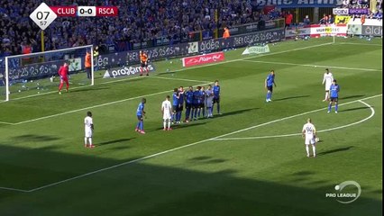 Sofiane Hanni Fantastic Free Kick Goal vs Club Brugge (0-1)