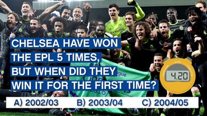 Quiz - Chelsea's title-winning season