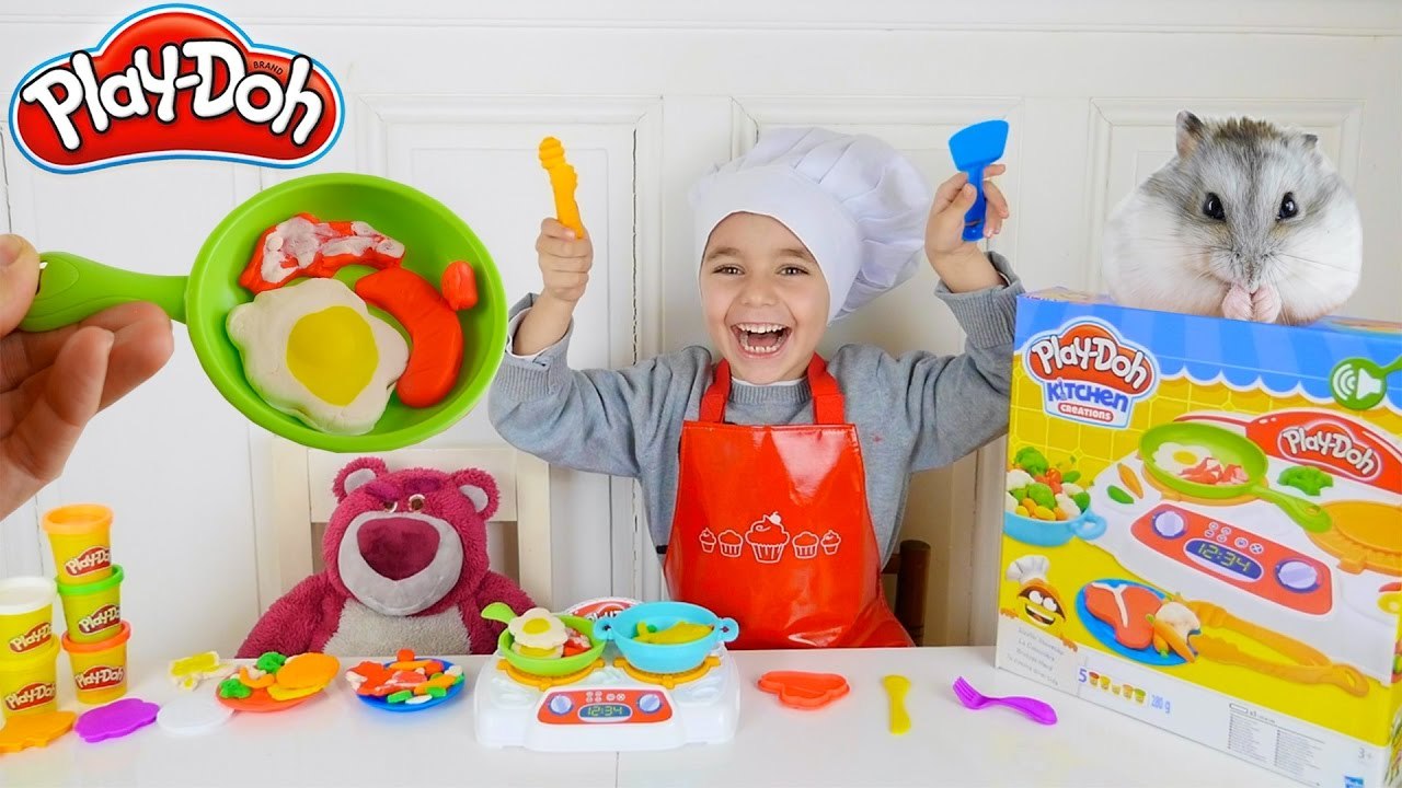 JEU - LA CUISINIÈRE Play-Doh - Swan cuisine pour des invités surprises -) -  Pâte à Modeler - video Dailymotion