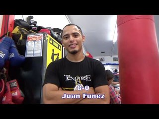 JUAN FUNEZ BREAKS DOWN SPARRING NATE DIAZ & FLOYD MAYWEATHER; TALKS FIRST FIGHT IN MEXICO