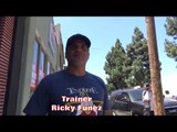 RICKY FUNEZ REACTS TO BROOK 11LBS ABOVE GOLOVKIN 