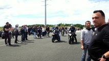 Les motards solidaires avec Logan font des runs