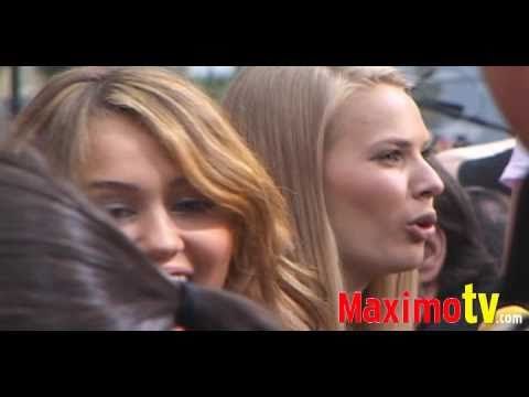 Miley Cyrus at Hannah Montana: The Movie PREMIERE