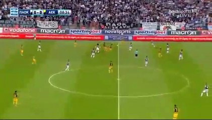 Didac Vila Rossello Goal HD - PAOK Saloniki 0-1 AEK Athens 14.05.2017