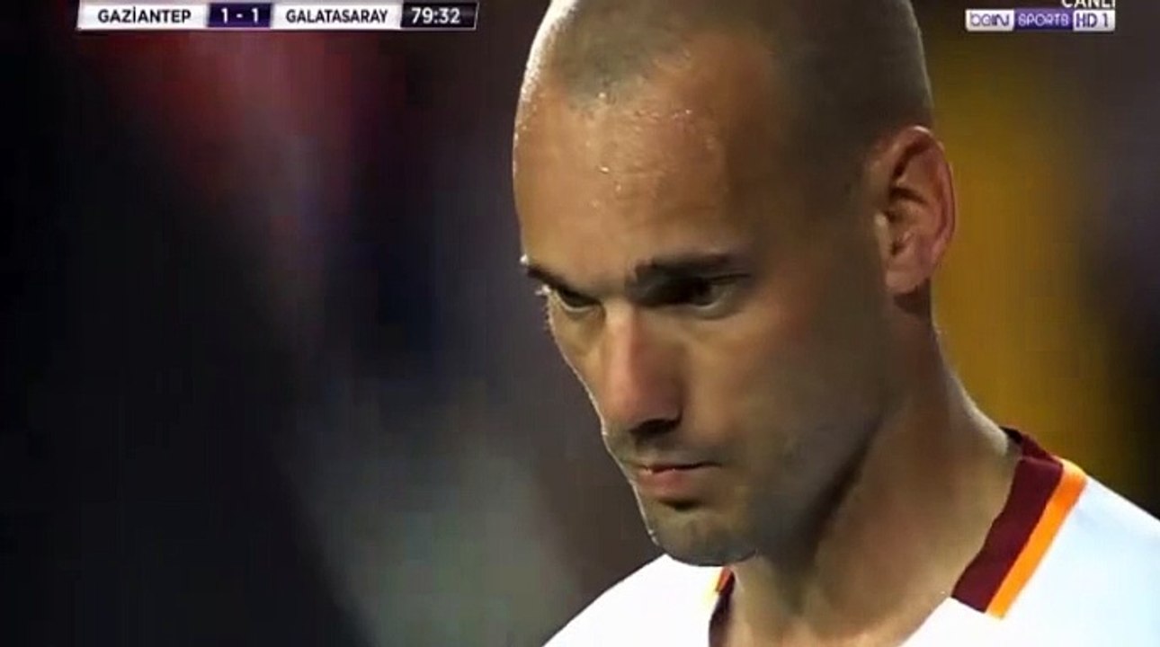 Wesley Sneijder Free Kick Goal vs Gaziantepspor...