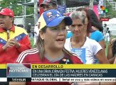 Venezolanas celebran el Día de las Madres y apoyan la constituyente