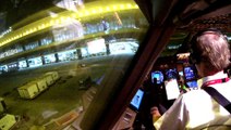 Pilot's View - Hong Kong Take-Off Boeing 747-400 timelapse, GoPro
