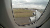 KLM B747-400F Wing View - Beautiful Take-Off Nairobi, GoPro Timelapse