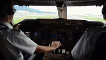 Boeing 747-400F Cockpit - Take-Off Hong Kong