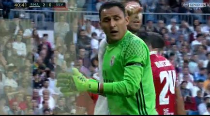 Keylor Navas Incredible Save HD - Real Madrid 2-0 Sevilla - 14.05.2017