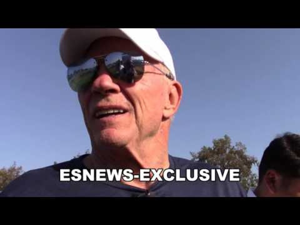 NFL Superstar Dez Bryant Big Oscar De La Hoya Fan Talks Having Top Selling Jersey EsNews Boxing