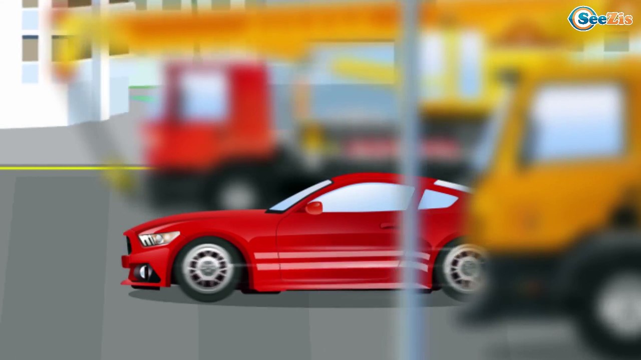 Grandes vehículos para niños pequeños - Camión - Camiónes infantiles - Dibujos animados de Coches