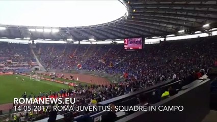 14052017, Roma-Juve entrata in campo