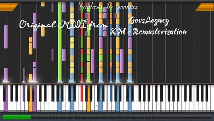 [Synthesia][MIDI][Anime] Re;Creators Op 1 - gravityWall 澤野弘之SawanoHiroyuki[nZk]