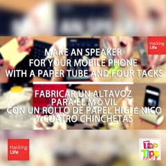 Make a PHONE SPEAKER with a PAPER ROLL! ✅  Top Tips & Tricks in 1 minute