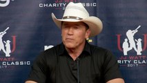 Arnold Schwarzenegger praises J.J. Watt's charitable work