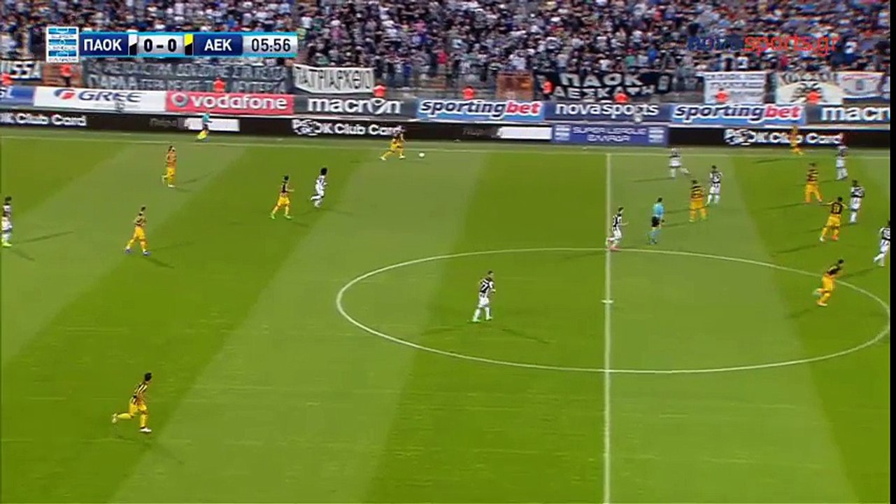 1η Αγ Play Offs ΠΑΟΚ - ΑΕΚ 0-1, 14.05.2017