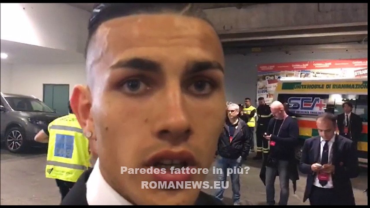 Paredes in zona mista dopo Roma-Juventus