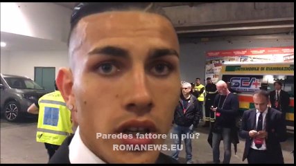 Paredes in zona mista dopo Roma-Juventus