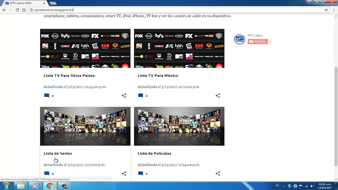 Nueva Lista de Canales M3U IPTV Latino
