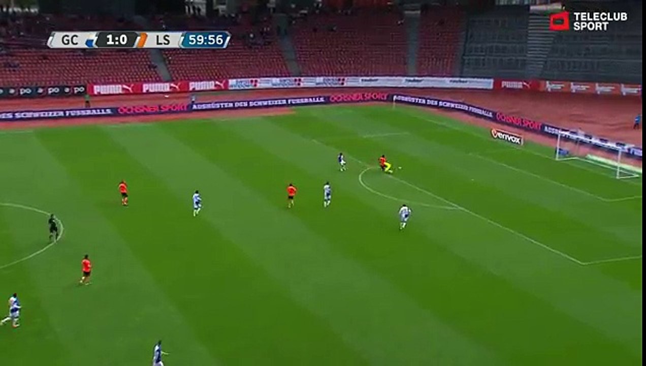 Grasshoppers 1:1 Lausanne (	Swiss Super League. 14 May 2017)