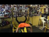 boxing prodigy 15 year old David Kaminsky working out ESNEWS