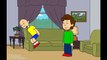 Caillou poops on his dad and gets grounded[1]