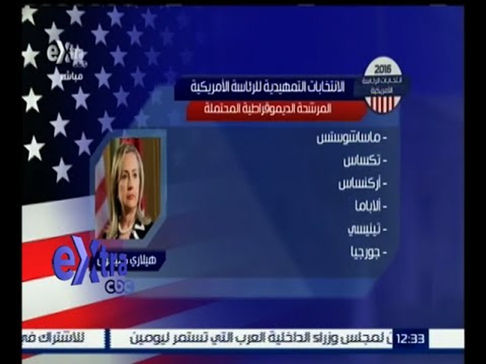 غرفة الأخبار | ترامب وكلينتون يتصدران سباق الرئاسة الأمريكية