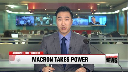France's Macron takes power, vows to restore global status