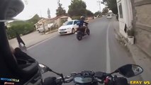 Dogs Attack Motorcycle Riders  _ P st Rescues Dogs