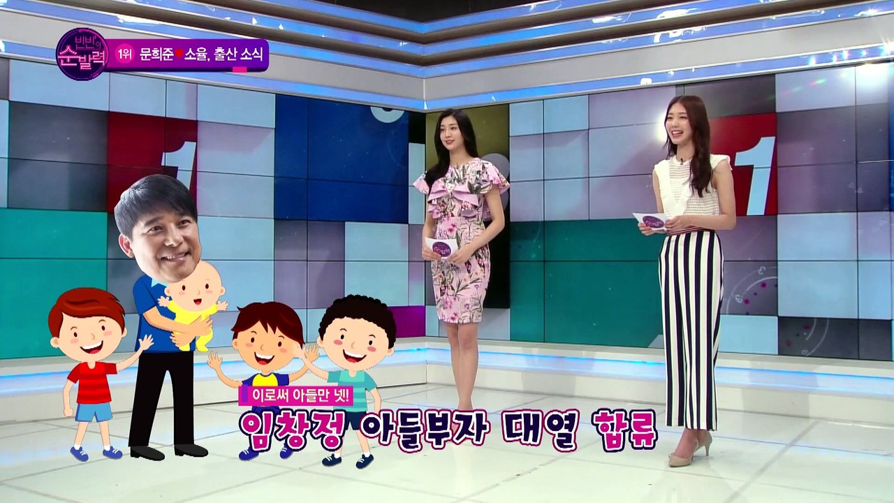 [빈빈의 순발력] 1위 문희준-소율 결혼 3개월 만에 출산