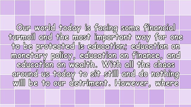 Inflation Hedge - 3 Reasons Banks Don't Want You Owning Gold As An Inflation Hedge