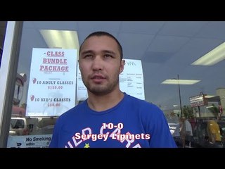 Sergey Lipinets on last win & trainer Buddy McGirt; Crawford the best & how he would fight Crawford?