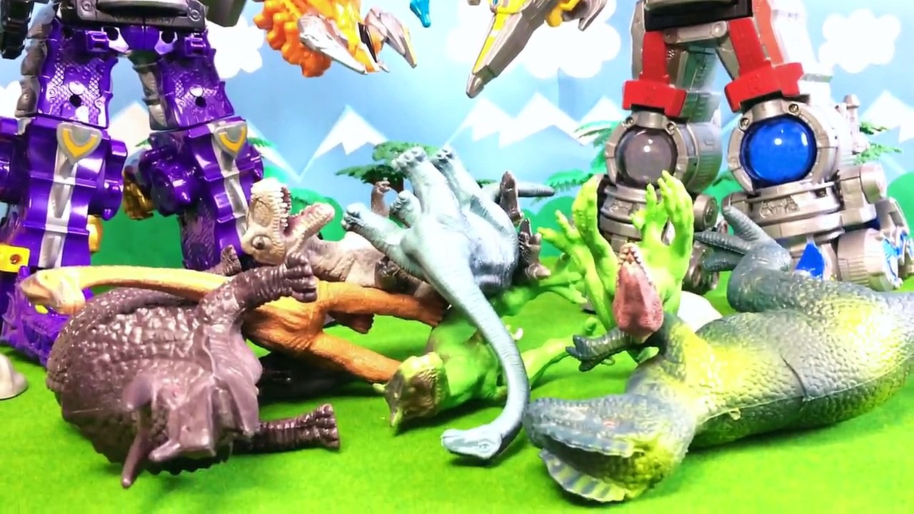 宇宙戦隊キュウレンジャー しゅつどう前に恐竜と戦いごっこ☆リュウテイキュウレンオー 仮面ライダーエグゼイド 合体 バトル★コンビニ ドラえもん 四次元ポケット 変身 ヒーロー 戦闘 対決 変形おもちゃ