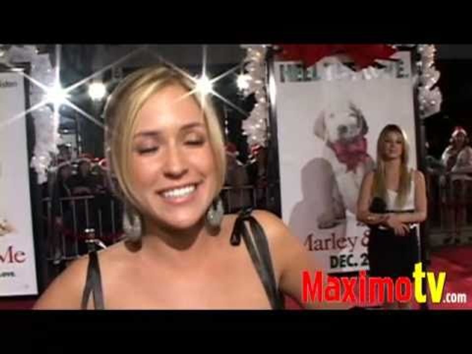 KRISTIN CAVALLARI Interview at "Marley & Me" Premiere