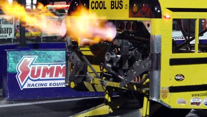 Wheel Standing School Bus