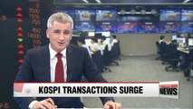 KOSPI's avg. daily transaction value hits US$ 5.9 bil. in May