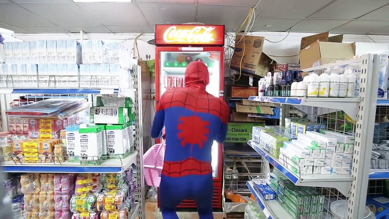 EXCITING COCA COLA PYRAMID CHALLENGE with Spiderman Frozen Elsa & Joker Prank Real Life Superhes