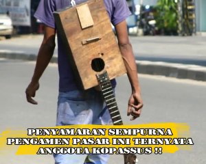 PEngamen PAsar ini Ternyata ANGGOTA Baret Merah KOPASSUS Militer Indonesia