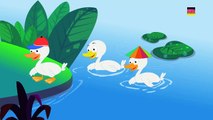 Fünf kleine Enten _ Karikatur für Kinder _ Beliebt Kinderlied _Five Little Ducks-9FxmfSf2brs