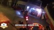 Motorcycle Police chases helmet cam Brazil   motor accident c n 2017