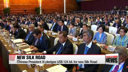 China pledges US$124 bil. for new Silk Road