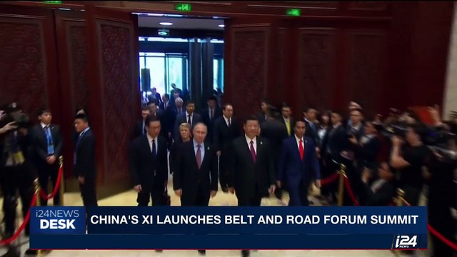 i24NEWS DESK | China lays out $900B silk road vision | Monday, May 15th 2017