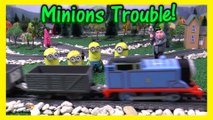 Minions Funny Toy Stories with Thomas and Friends Train Toys and Surprise Eggs Compilation TT4U_1