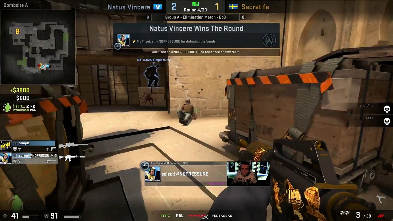 CSGO: seized BM vs team secret.