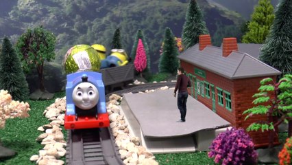 Minions Funny Toy Stories with Thomas and Friends Train Toys and Surprise Eggs Compilation TT4U_12