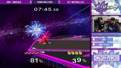Super Smash Bros: Westballz tilts Mikahaze