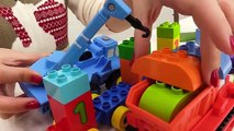 BOB the Builder Can't Count! TOY TRAINS Number Gamedsa with LEGO Construction Toy Tr