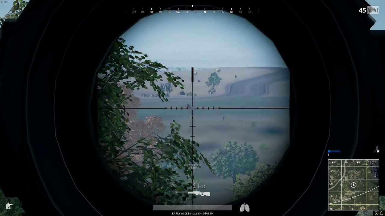 Battlegrounds: Easy 3 850m AWM kills?