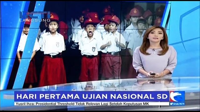 Hari Pertama Ujian Nasional SD